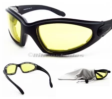 Motorcycle Photochromic Sunglasses Yellow Biker Day Night Adaptive Lens Glasses