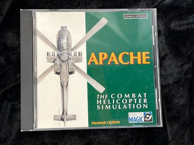 APACHE The Combat Helicopter Simulation Macintosh CD ROM Video