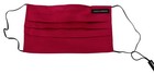 DOLCE & GABBANA Face Mask Red Cotton Pleated Elastic Ear Strap One Size 100usd
