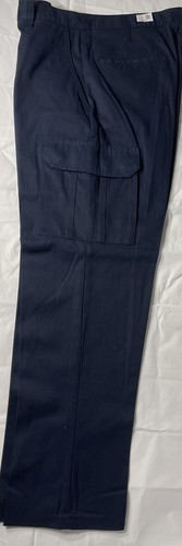 BRAND NEW Cintas 270-20 Comfort Flex Size 32X32 Navy Blue Men's Cargo Pants J120 - Picture 14 of 23