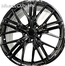 4 New 20 X9 Gloss Black Zl1 5773 Oe Replica Wheels Fits Chevy Camaro 5x120 30