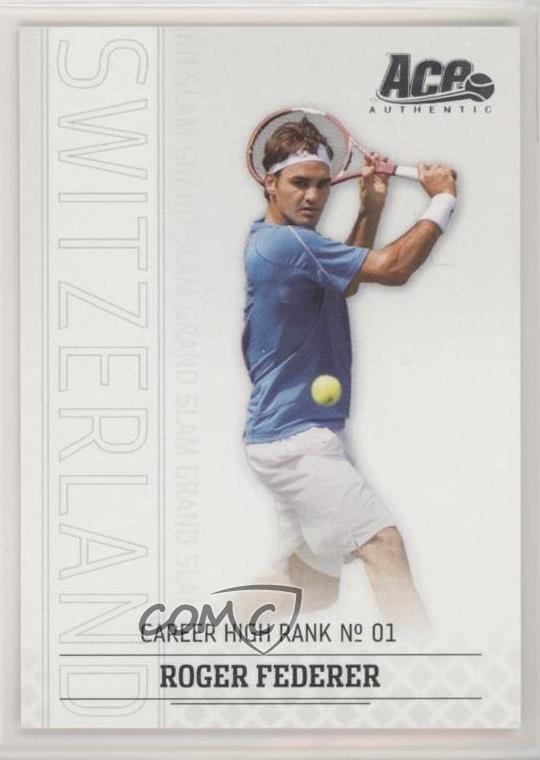2006 Ace Authentic Grand Slam /1199 Roger Federer #18