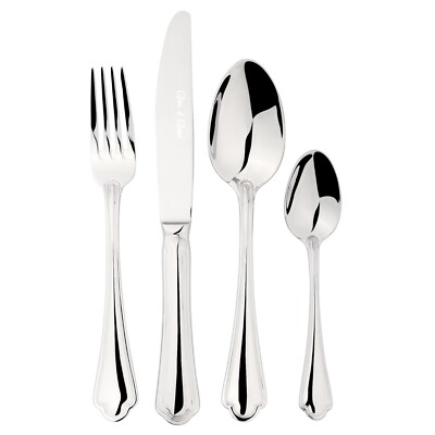 Besteckset Gabel Löffel Messer Set Edelstahl 18/8 Gastronomie Alhambra