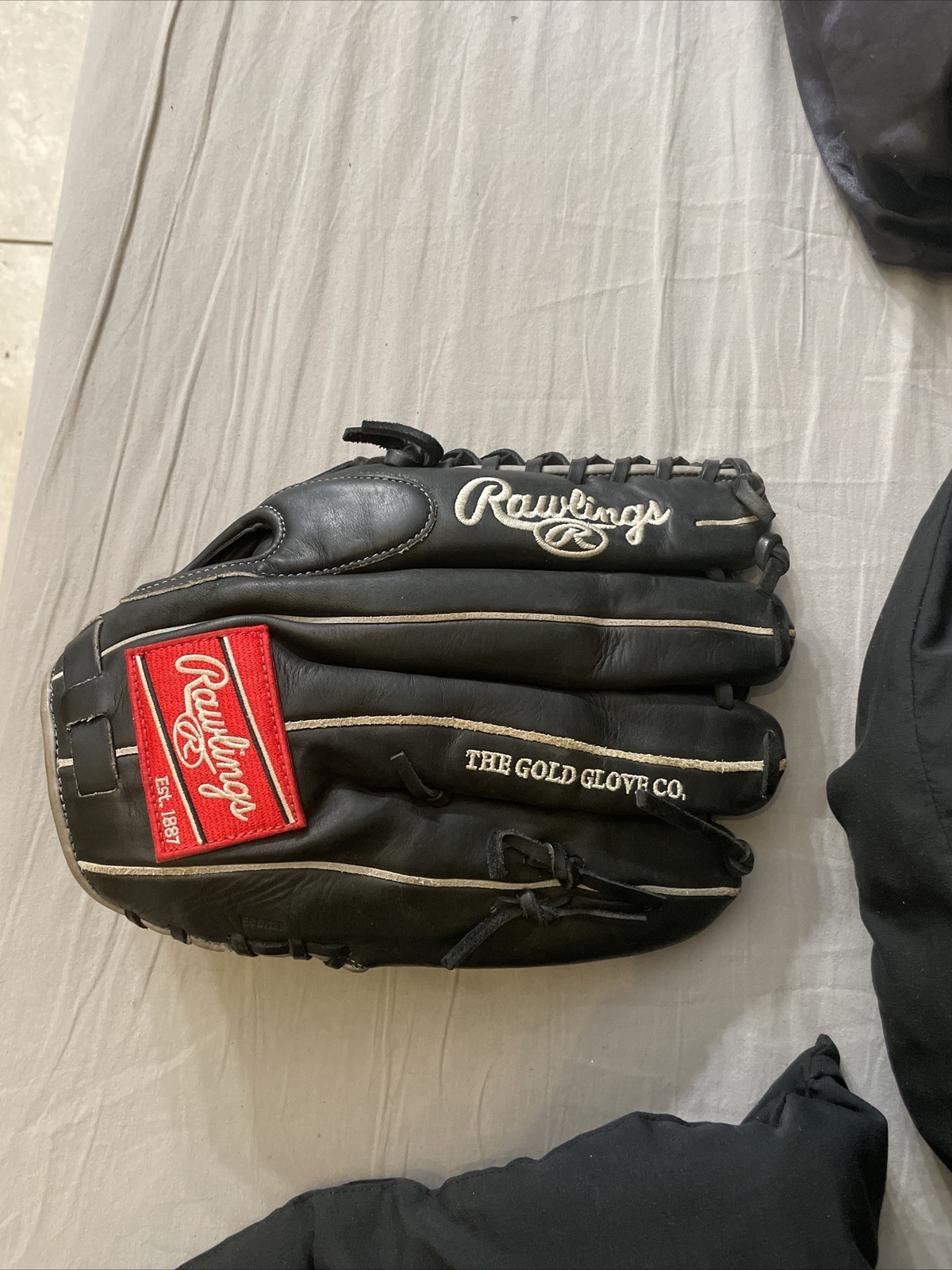 Rawlings heart of the hide 12.75 (Black and Gray) LHT Baseball Glove