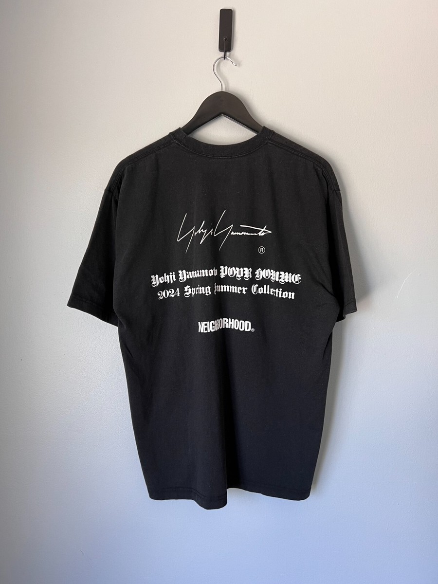 Yohji Yamamoto x Neighborhood Tee - Size Large - Black - NEW | eBay