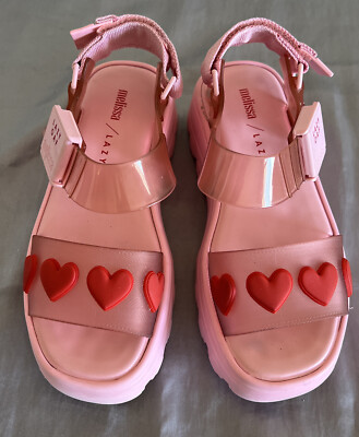 Melissa X Lazy OAF Kick Off Platform Sandals Pink * SOLD OUT EVERYWHERE * 5  | eBay