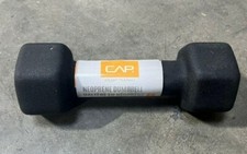 New w tag, CAP Barbell Black Neoprene Coated Dumbbell, 4 lb Single