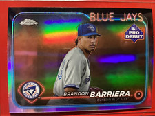 2024 Topps Chrome BRANDON BARRIERA #PDC-68 Pro Debut  Toronto Blue Jays