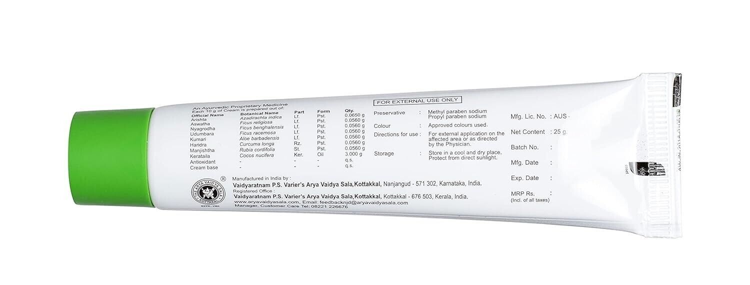 Kottakkal Vibha Skin Care Cream 25, Pack of 2 Kottakkal eBay