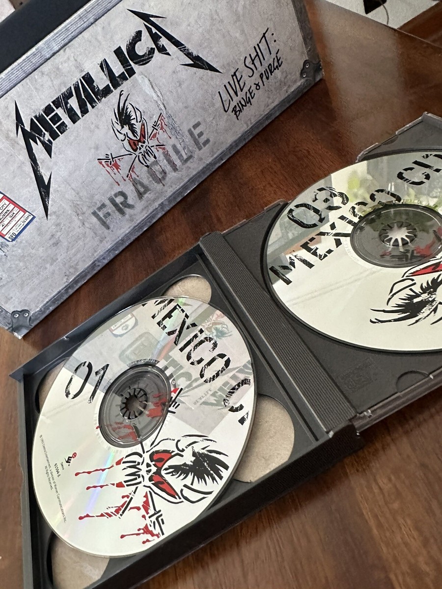 METALLICA Live Shit Binge & Purge Box Set VHS CD Rock Metal