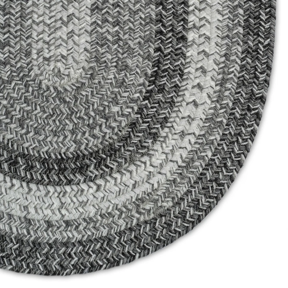 Ковры Capel Rugs Winthrop Coventry серые полосатые пестрые деревенские овальные плетеные - Изображение 3 из 4