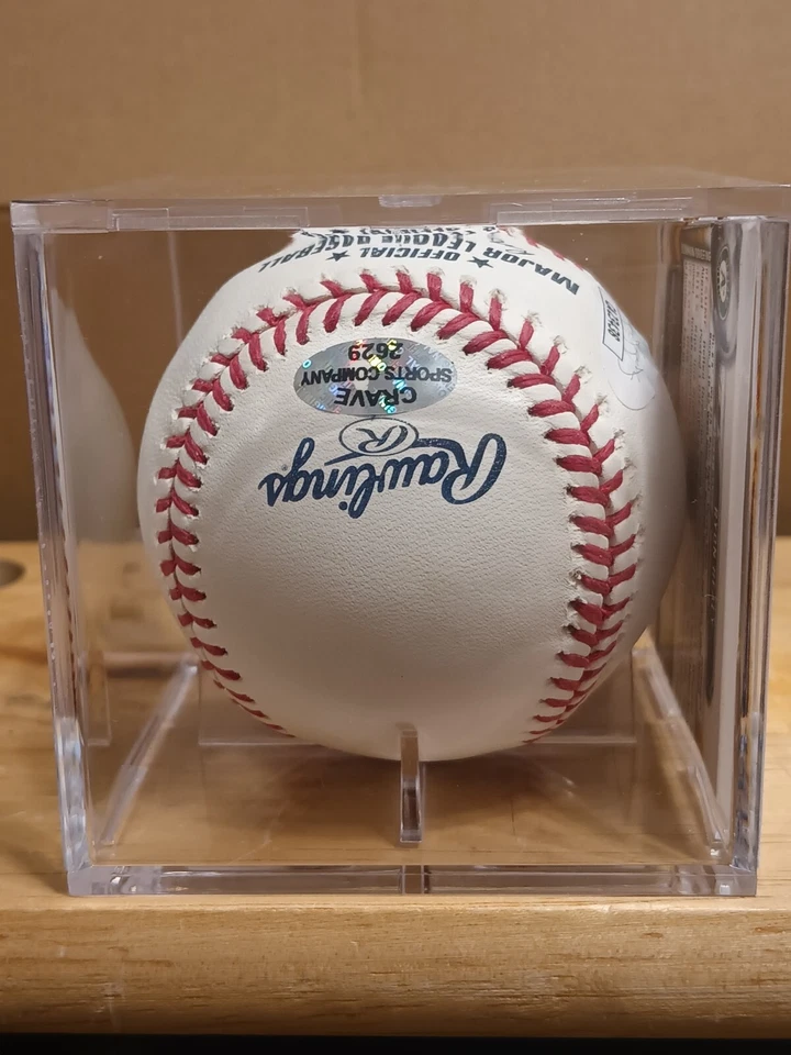 Ryon Healy(游戏统计)签名OML 2016全明星未来比赛棒球-JSA-Crave — 第 3/4 张图片