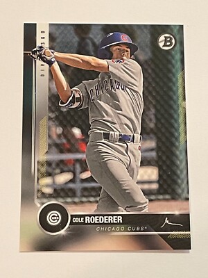 2019 Topps x Gary Vee Baseball PR: 8297 - Cole Roederer - Chicago Cubs