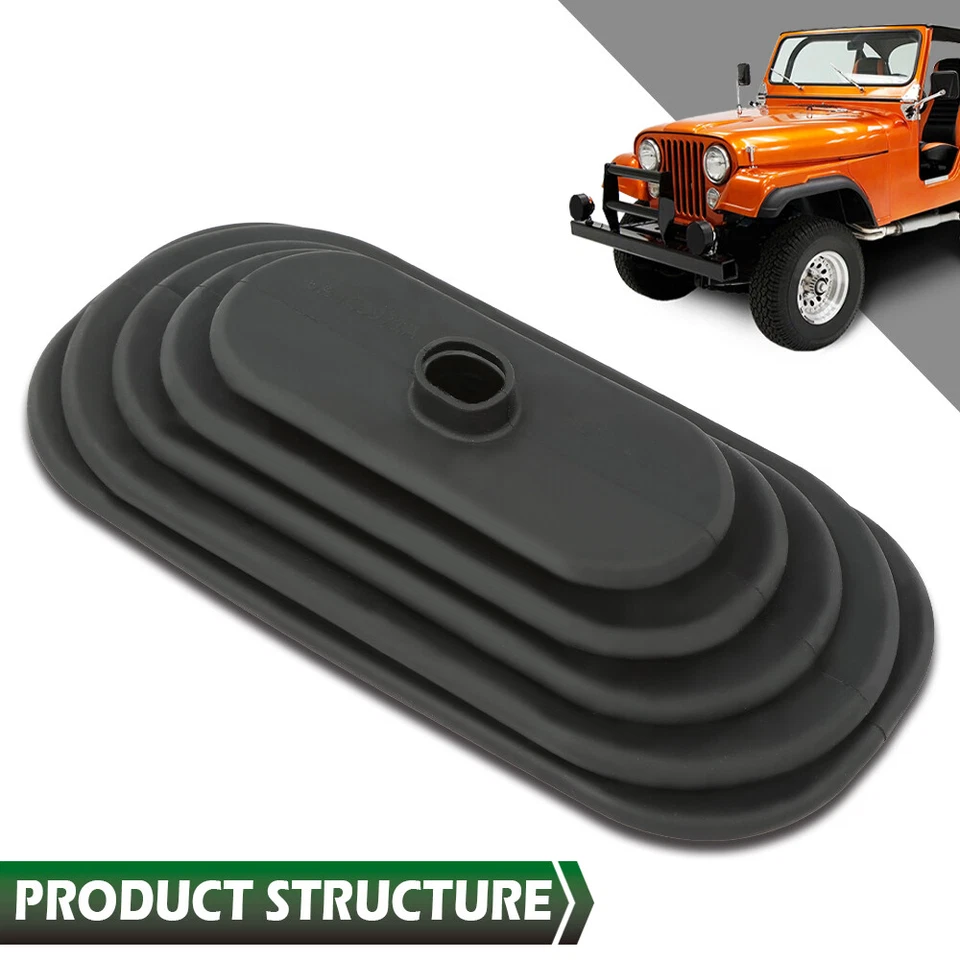 Dana Spicer 20 Transfer Case Shift Shifter Boot Fit For 1976-1979 Jeep CJ5 CJ7 - Image 2 of 4