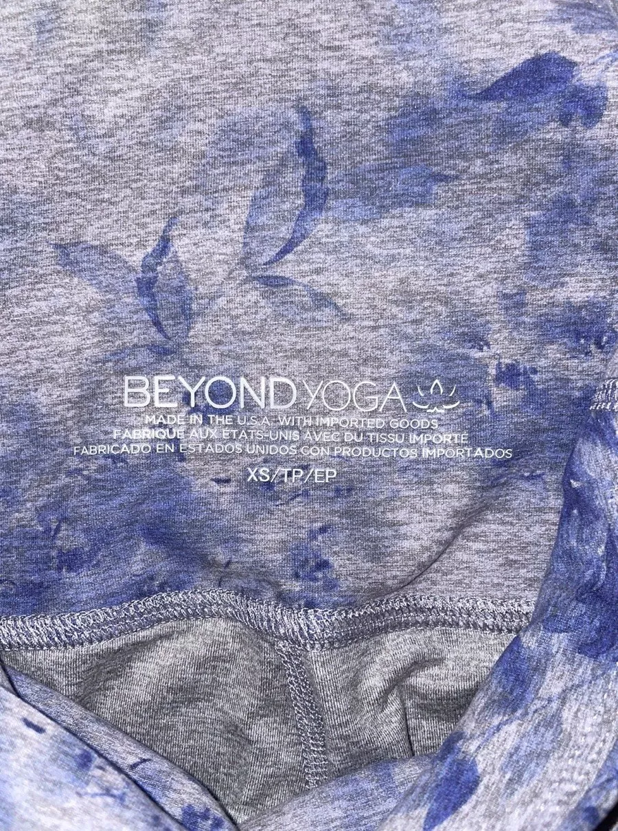 beyond-yoga softmark caught in the midi underwater floral leggings