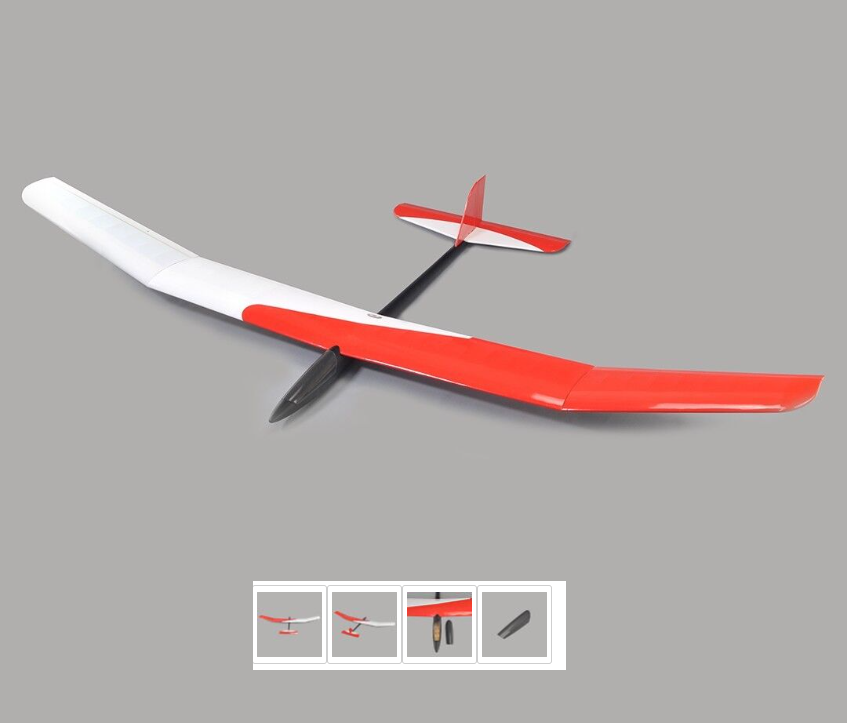 RC Sailplane FRP Meter wing span JP-Amigo Thermal Glider