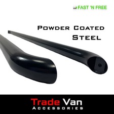 VW CADDY OEM QUALITY SPORTLINE SIDE BARS BLACK ON STEEL SWB 2004-11