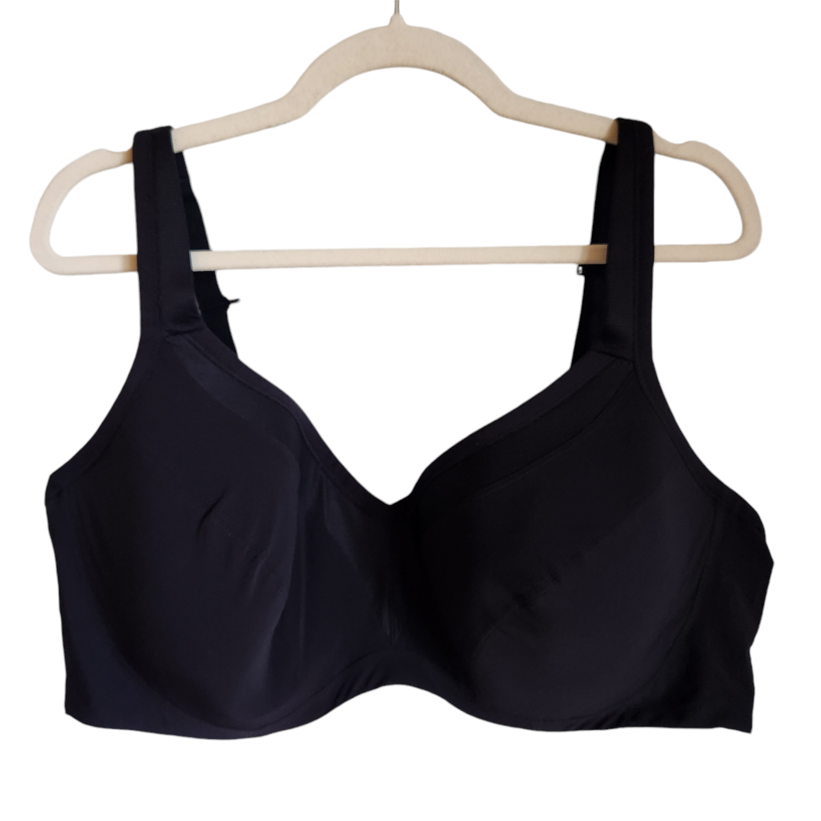 Torrid Sports Bra Black 46DD Women's Active Mid Impact Underwire Back Close Wide-image