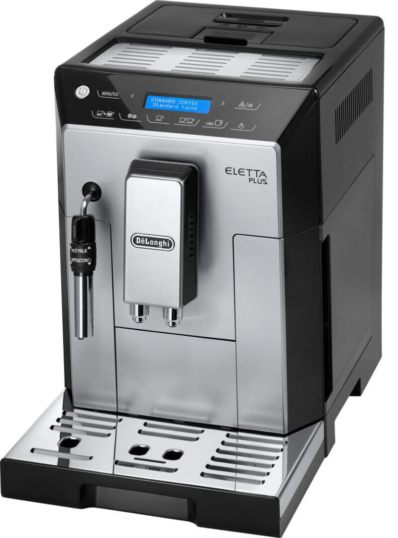 DELONGHI Kaffeevollautomat Eletta Plus ECAM44.628.S Milchaufschäumdüse Silber