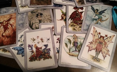 The Amy Brown Faery Wisdom Deck Set 64 Divination Cards 136 Page ...
