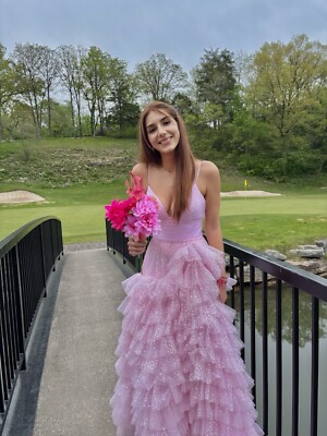 ebay pink prom dress Pink Prom Dress