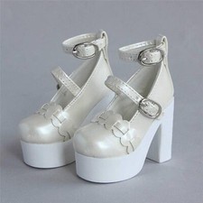  wamami 55 White 1/3 SD DZ BJD Dollfie High-Heels Synthenic Leather Shoes