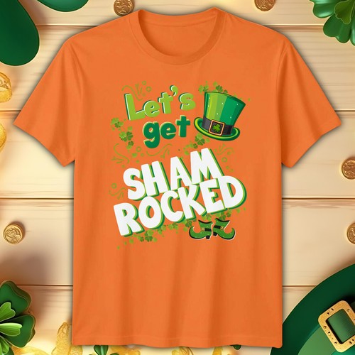 Let's Get Shamrocked Hombres Mujeres Divertidas Camisetas Día de San Patricio Camiseta Irlandesa #STPD - Imagen 15 de 20