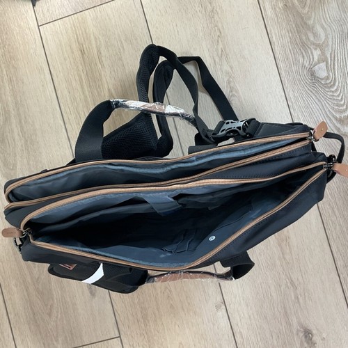 3 in 1 Computer Backpack for Men - 17.3 Inch Laptop Work Bag, Briefcase - Desert - Picture 5 of 9
