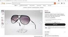 Preowned YVES SAINT LAURENT Original Vintage Sunglasses, Woman 70's France