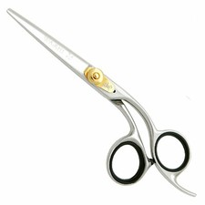Washi Beauty Colt 5.5 Bent Handle Shear Scissor - Reduce Shoulder Fatigue 440C