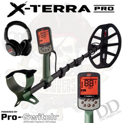 Minelab X-terra Pro Waterproof Metal Detector With Wireless ML85 Headphones