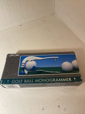 Golf Ball Monogrammer Star Case Vintage In Box with Instructions 1989