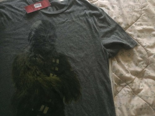 STAR WARS HERREN T-SHIRT CHEWBACCA GR XL GRAU KURZARM - Bild 6 von 12