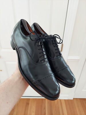 Vintage EUC Florsheim Penfield Black Calf Cap Toe Oxford 