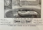 1899 Illustrated London News bathing ; swan soap fun! perfect 4 framing 16x11.5 — photo 4