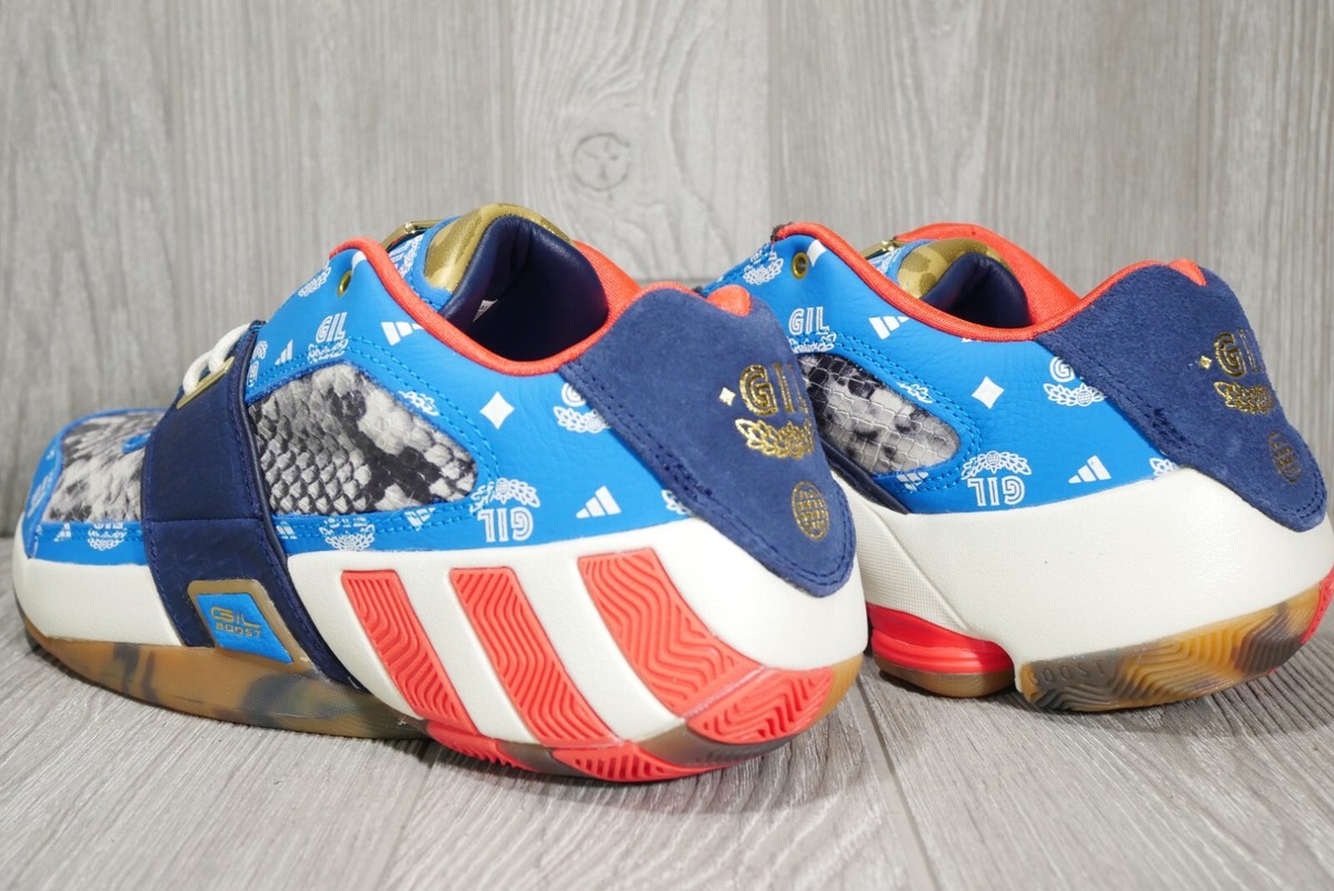 New Adidas Agent Gil Restomod Men's Basketball GY6483 Blue White
