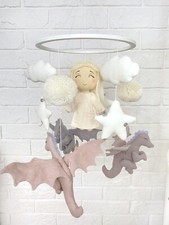 Dragon Baby Mobile Mother of Dragons Game of Thrones Baby Shower Nursery Decor