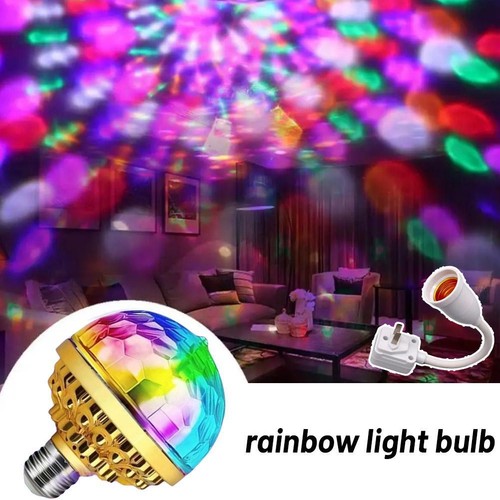 1x LED Disco Ball Light Party RGB Stage Bulb DJ Rotating Strobe Ball Lamps Sale - Picture 3 of 16