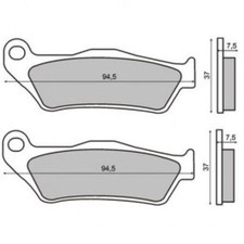 Pair front brake pads TM Enduro EN 250 (2T) 250 2004 RMS 225100430