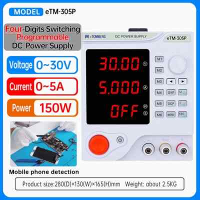 Adjustable DC Voltage Regulator Linear Pure Copper Transformer Programming