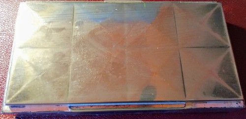 WMF (WURTTEMBERGISCHE METALLWARENFABRIK)  EP Brass Germany Cigarette Box 1960 - Picture 2 of 4