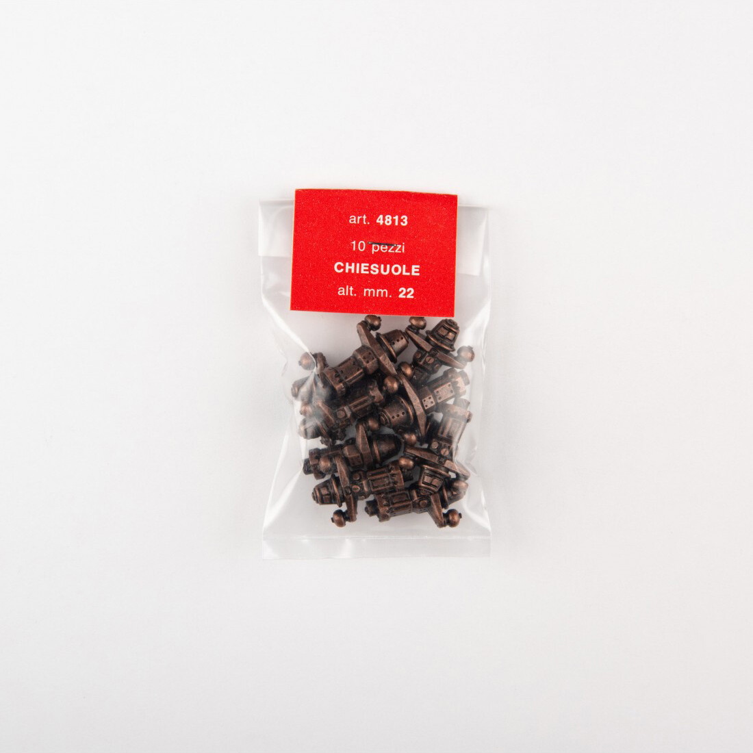 Amati AM4813 Chiesuole in metallo altezza 22 mm (10 pz) modellismo