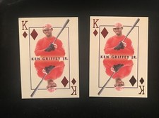 Ken Griffey Junior 2000 pacific invincible king of the diamond (2 Card Lot) #10