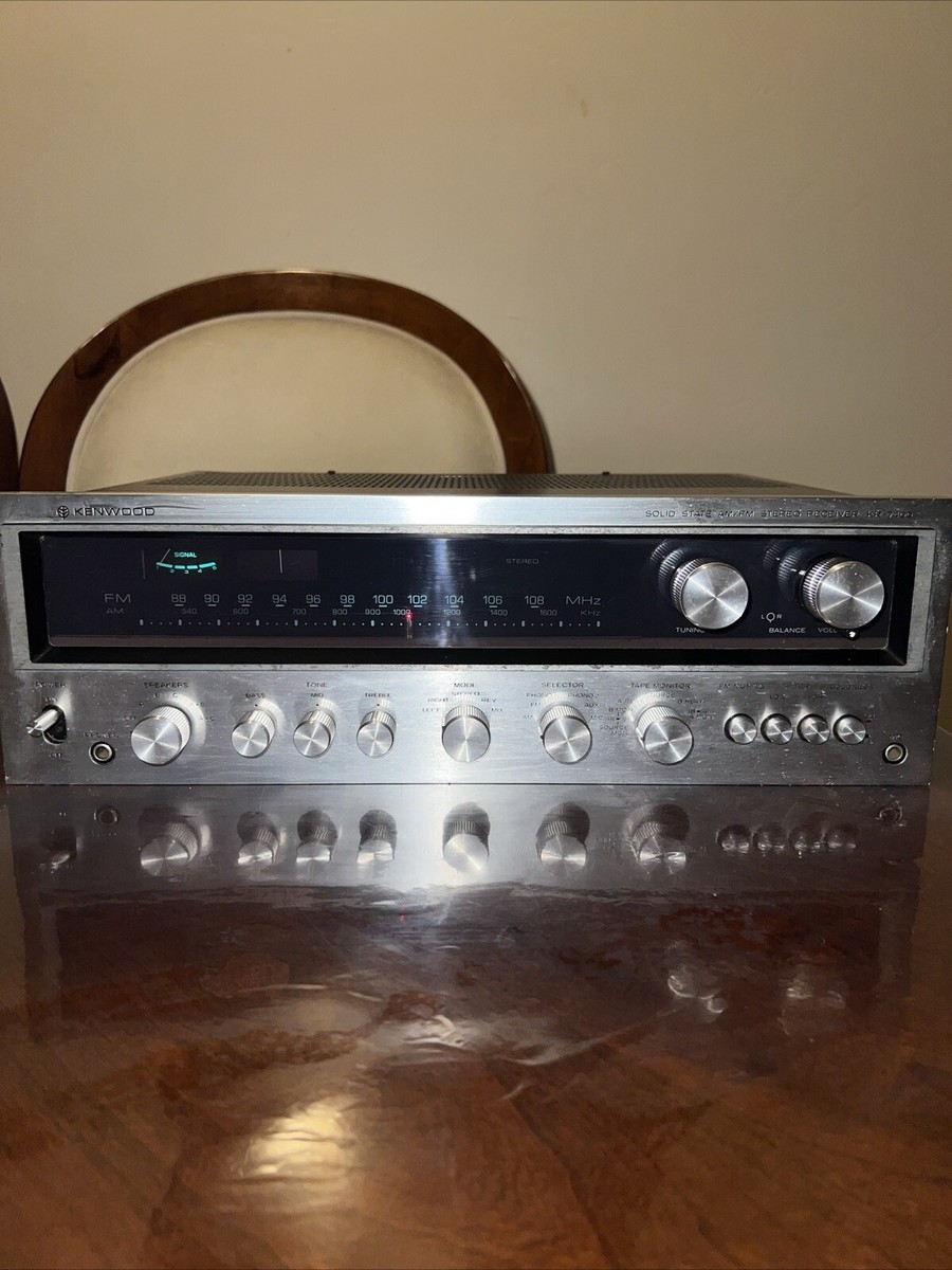 Vintage 1970's Kenwood KR-7400 ~ AM/FM Stereo Receiver ~ READ