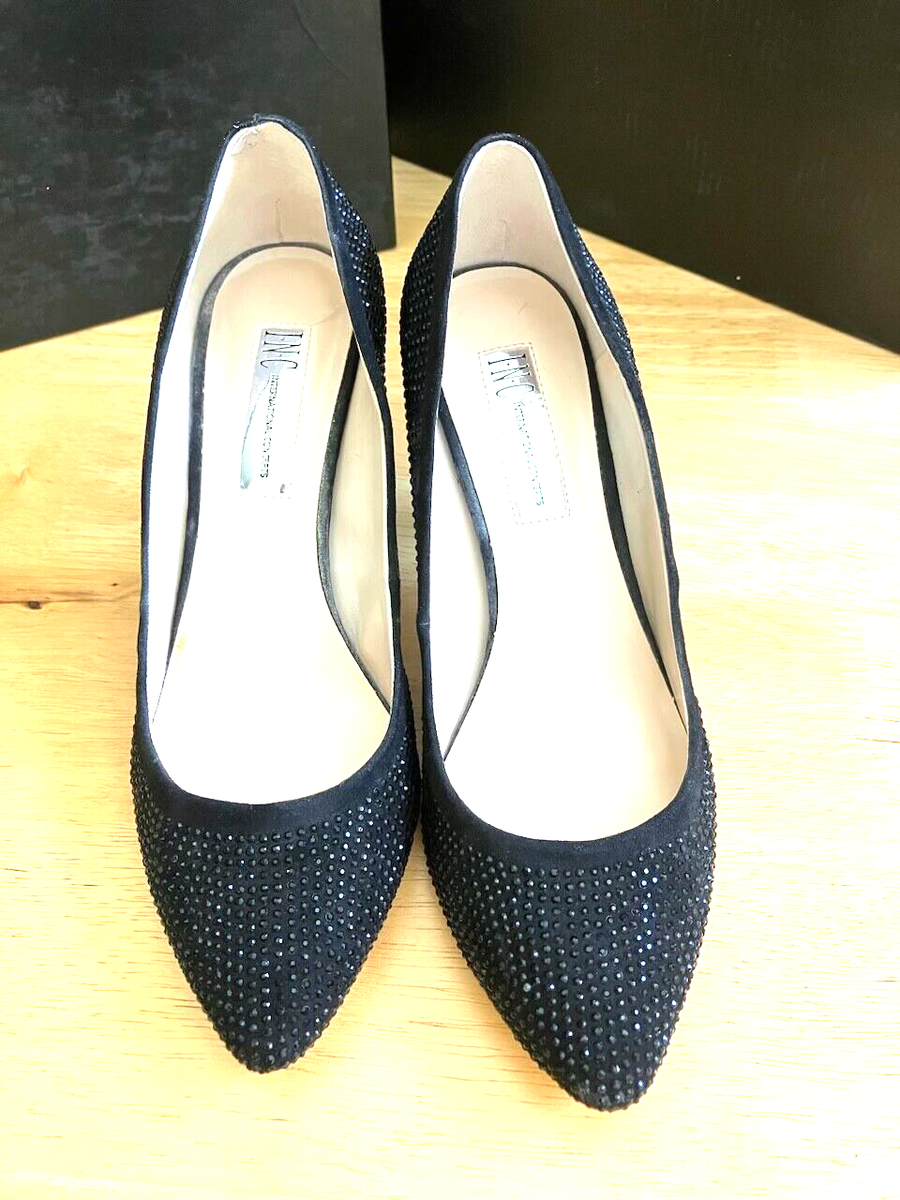 Inc Macys womens sparkly black evening shoes M