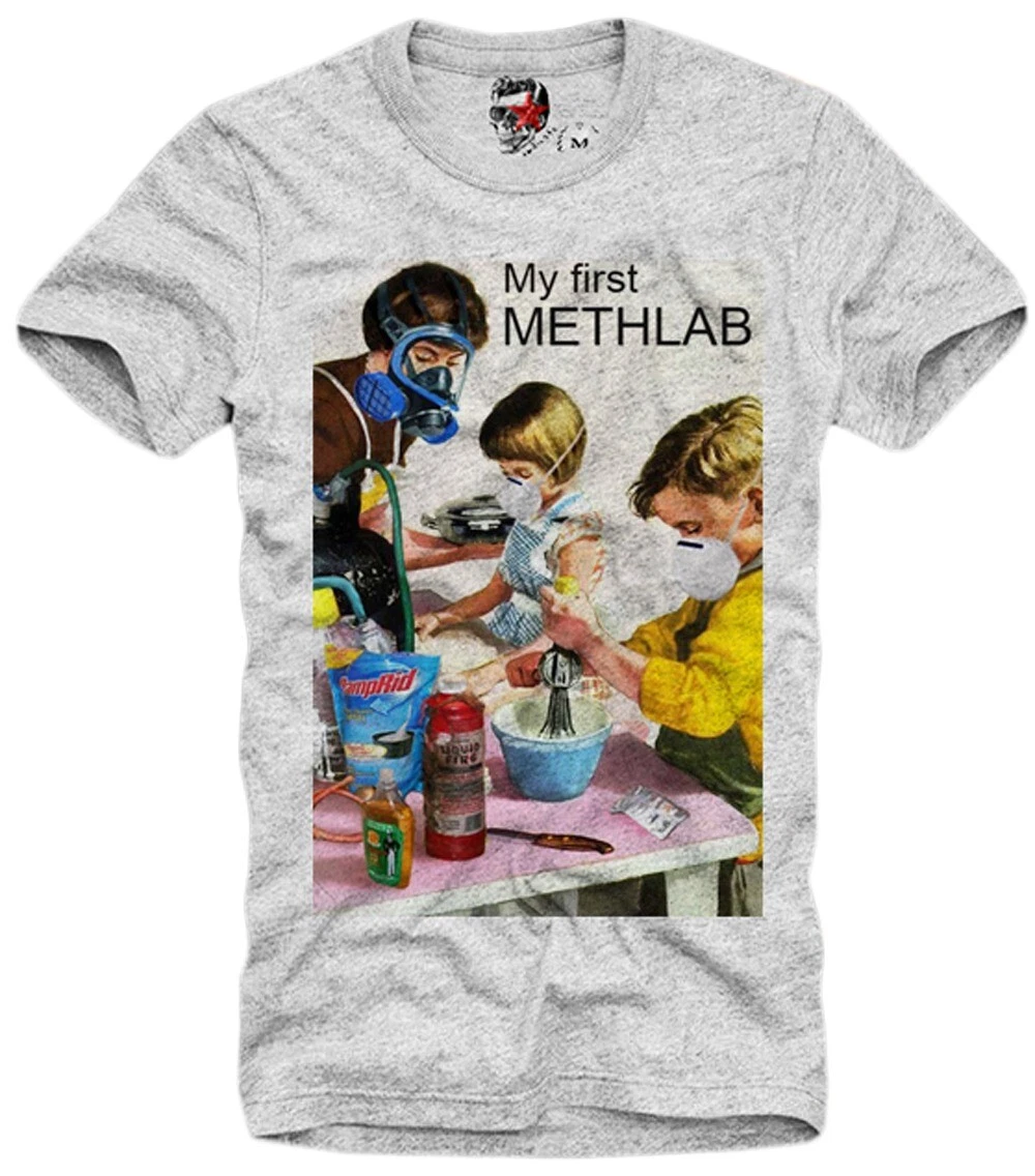 E1SYNDICATE T SHIRT &#034;MY FIRST METH LAB&#034; METHLAB MDMA POTHEAD  SPEED LSD GHB 2951 | eBay