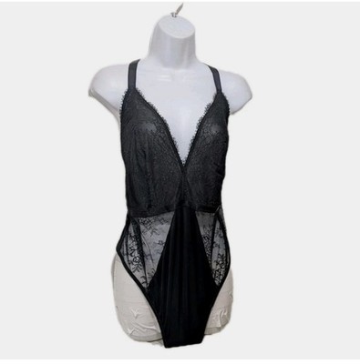 Auden Lace Unlined Lingerie Bodysuit Teddy Womens 3x 