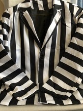 Beetlejuice Costume 4 Piece/cosplay Size 2XL-Unisex-NEW-See Measurements/Pics