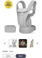 Ergobaby Omni Deluxe Baby Carrier Breathable Mesh, Pearl Grey BRAND NEW IN BOX 