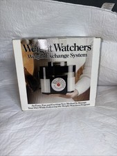 WEIGHT WATCHERS Vintage Weight Exchange System / Food Scale Made in USA 1980s